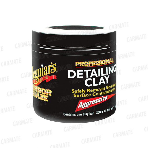 MEGUIAR'S Professional Detailing Clay, Aggressive Remove Bonded Surface contaminants & Restore a Smooth Paint Finish - CARMATE®
