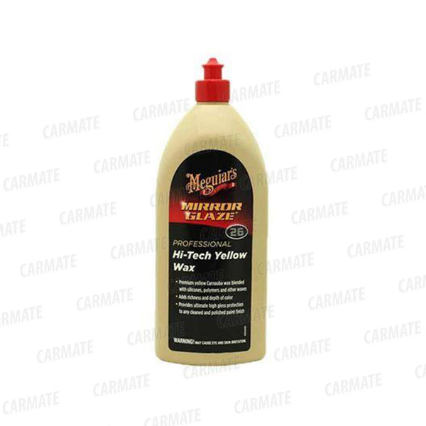 Meguiar's Mirror Glaze Professional 26 Hi- Tech Yellow Wax (1 Litre) - CARMATE®