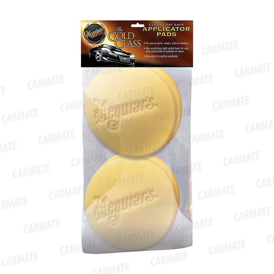 MEGUIAR'S 4" Foam Applicator Pads, 4 Pack Ultra-Soft Tight-Cell Foam Machine Washable Highly Durable Easily Apply Car Polish Car Wax Interior Dressing - CARMATE®
