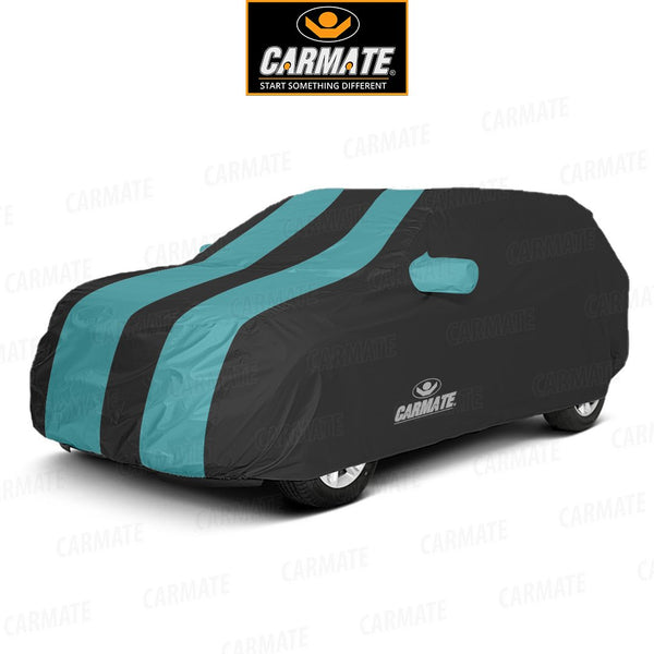 Carmate Passion Car Body Cover (Blue and Black) for  Skoda - Octavia 2016 - CARMATE®