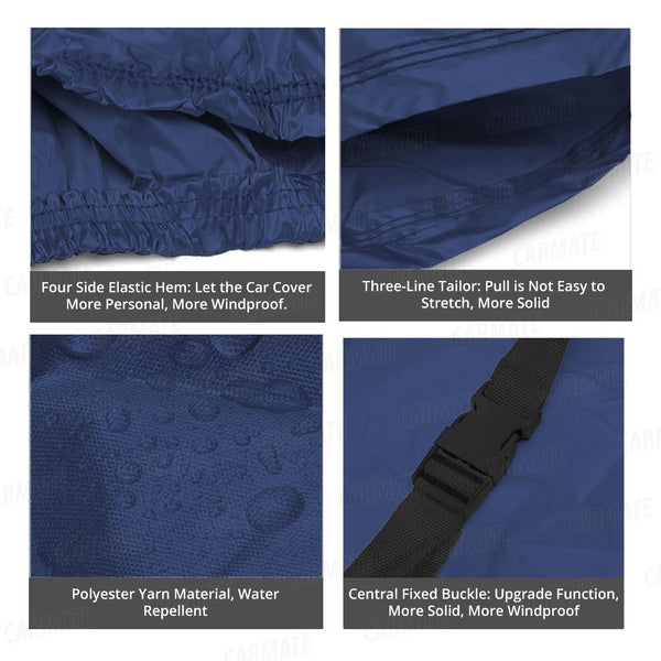 Carmate Passion Car Body Cover (Yellow and Blue) for  Mahindra - Bolero - CARMATE®