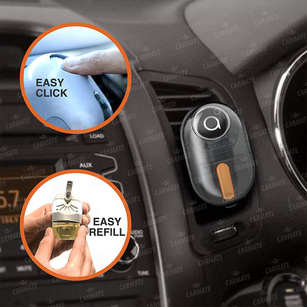 Godrej aer click, Car Vent Air Freshener Kit - Musk After Smoke (10g) - CARMATE®