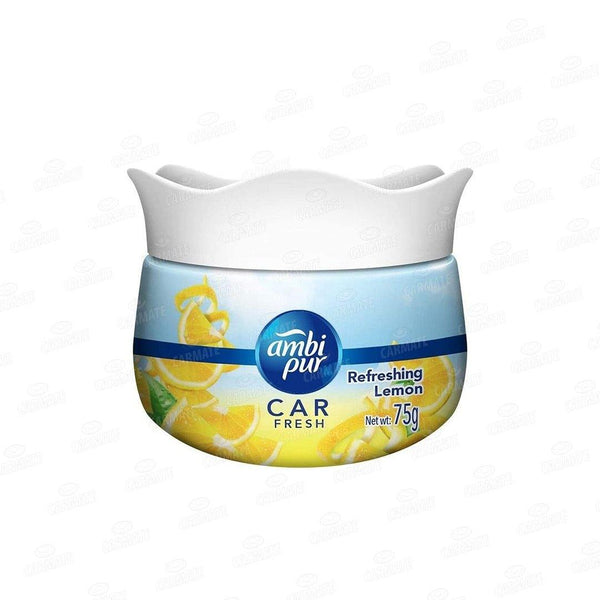 Ambi Pur Car Freshener Gel, Refreshing Lemon, 75 g - CARMATE®