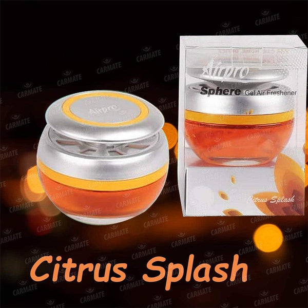 Airpro Sphere Gel Air Freshener Citrus Splash for Car/Home - CARMATE®