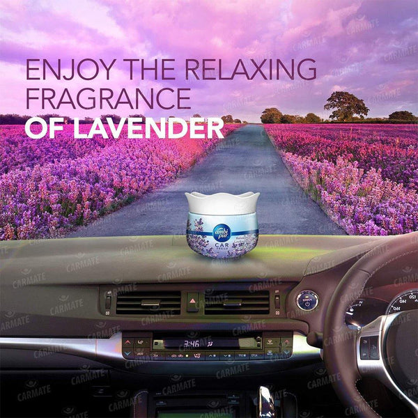 Ambi Pur Car Freshener Gel – Relaxing Lavender 75 gm - CARMATE®