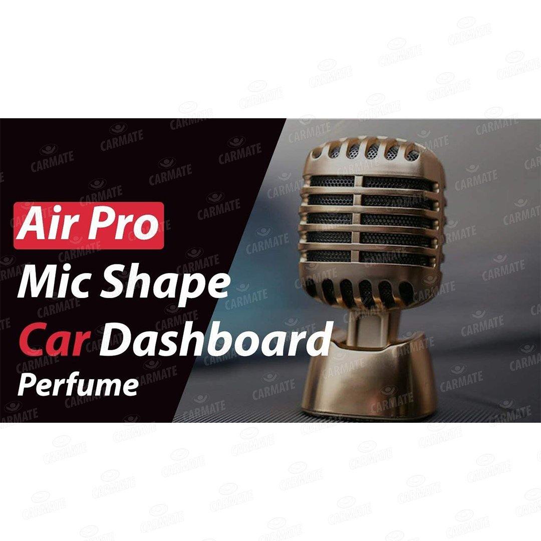 Airpro Mic Man Gel Air Freshener - Gold Bliss for Car Desk Office Cabin Home Room Perfume and Fragrance - CARMATE®