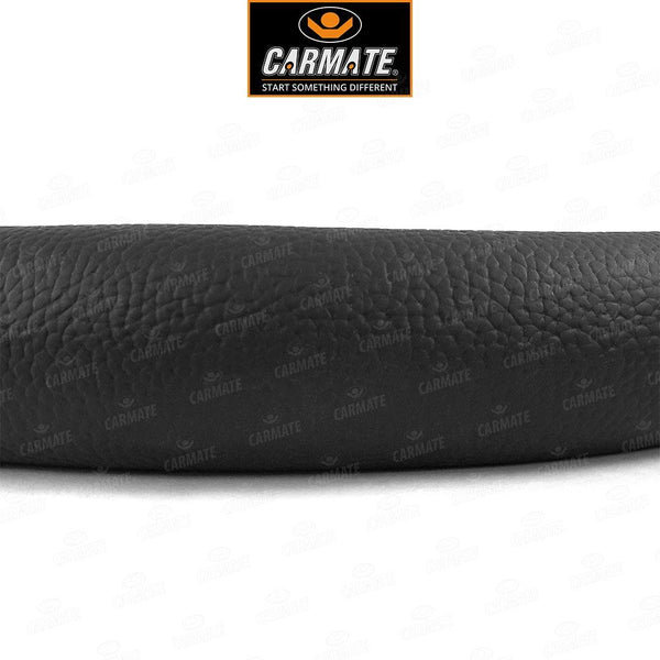 Carmate Car Steering Cover Ring Type Sporty Grip (Black and Camel) For Mahindra - XUV 300 (Medium) - CARMATE®