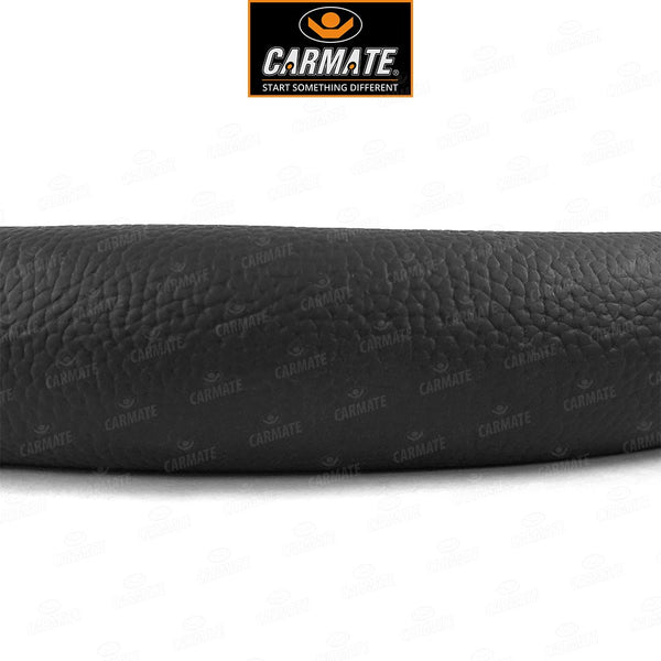 Carmate Car Steering Cover Ring Type Sporty Grip (Black and Camel) For Toyota - Yaris (Medium) - CARMATE®