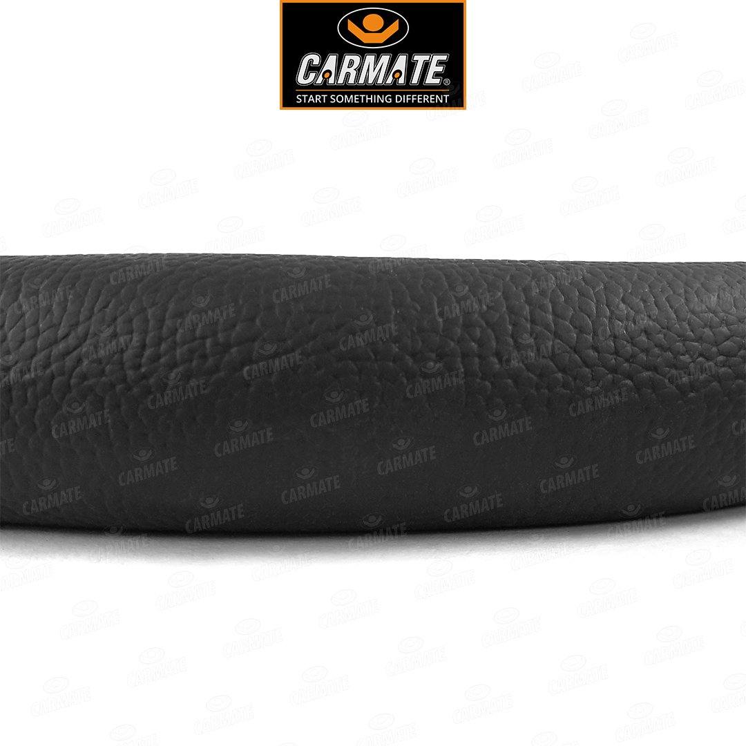 Carmate Car Steering Cover Ring Type Sporty Grip (Black and Camel) For MG - Hector (Medium) - CARMATE®