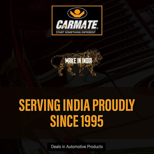 Carmate Car Steering Cover Ring Type Sporty Grip (Black and Camel) For Mahindra - Thar (Medium) - CARMATE®