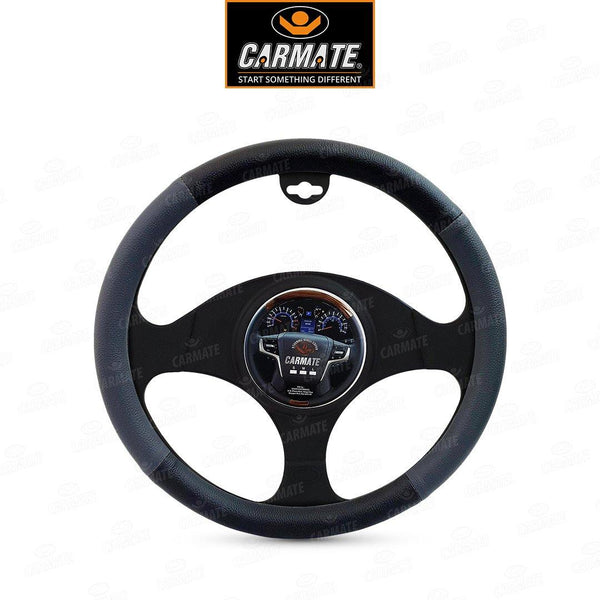 Carmate Car Steering Cover Ring Type Sporty Grip (Black and Grey) For Maruti - Swift 2011 (Medium) - CARMATE®