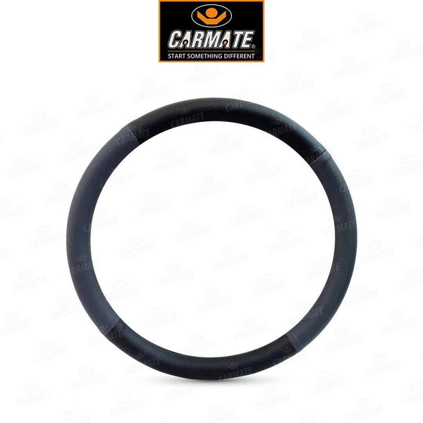 Carmate Car Steering Cover Ring Type Sporty Grip (Black and Grey) For Hindustan Motors - Ambassador (Medium) - CARMATE®
