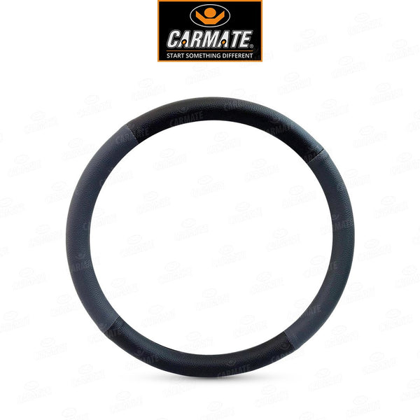 Carmate Car Steering Cover Ring Type Sporty Grip (Black and Grey) For Skoda - Laura (Medium) - CARMATE®