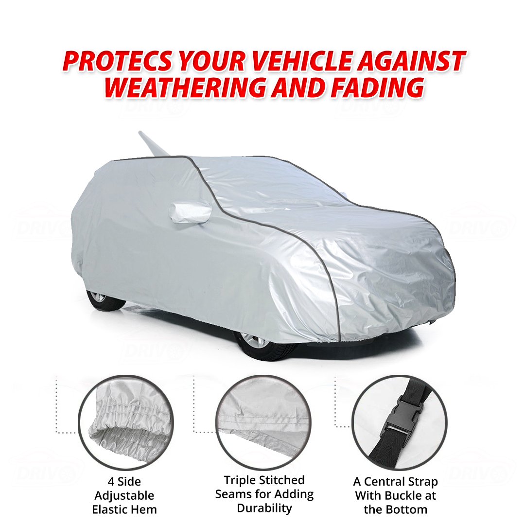 CARMATE SUPERIOR CAR BODY COVER FOR MARUTI 800 SILVER