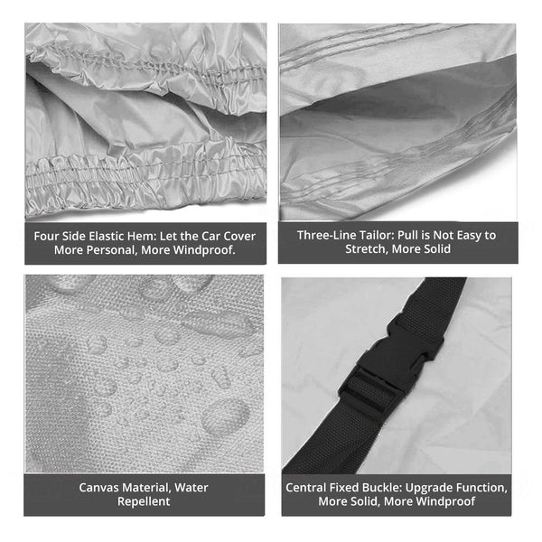 CARMATE SUPERIOR CAR BODY COVER FOR MARUTI 800 SILVER