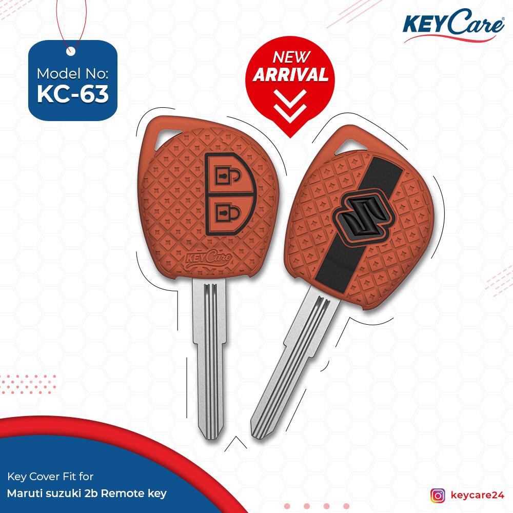 Keycare Silicon Car Key Cover for Maruti - ALTO K10 (63) - CARMATE®